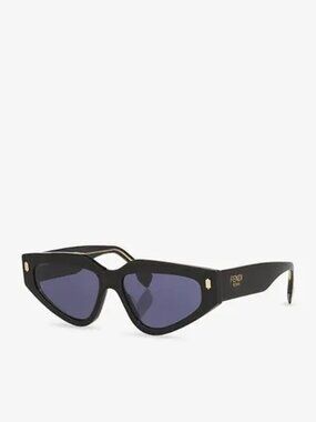 NEW FENDI SUNGLASSES, BLACK WOMEN EYEWEAR FENDI FE40163U 01V